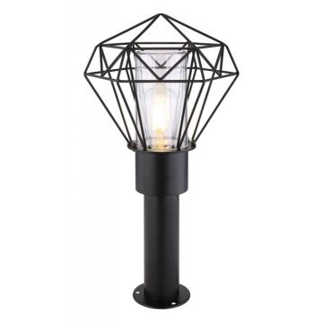 Stalp mic pentru iluminat exterior design modern, IP44 HORACE 31356 GL