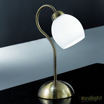 Veioza / Lampa de masa clasica Tulpo LA 4-1098/1 Patina OR