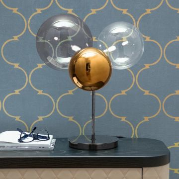 Veioza, Lampa de masa deosebita design LUX Atomo
