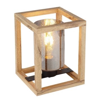 Veioza, lampa de masa design modern PETTEY lemn 15497T GL