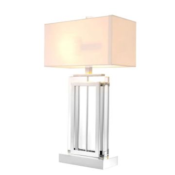 Veioza, lampa de masa LUX Arlington nickel/ crystal 112407 HZ