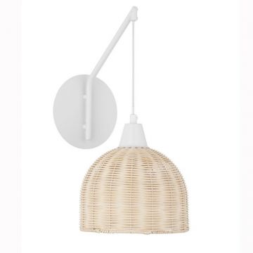 Aplica de perete boho style design natural Fado natur/ alb