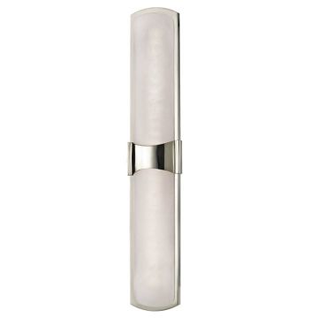 Aplica de perete LED, design modern, VALENCIA big, nichel lucios