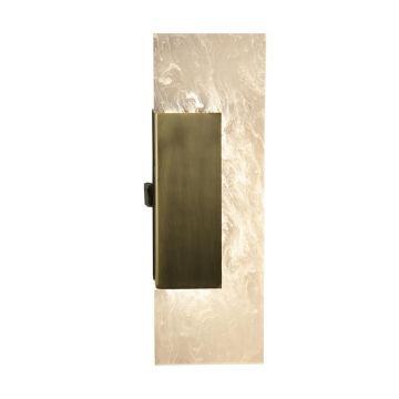 Aplica de perete LED pentru baie IP44 Belle alama