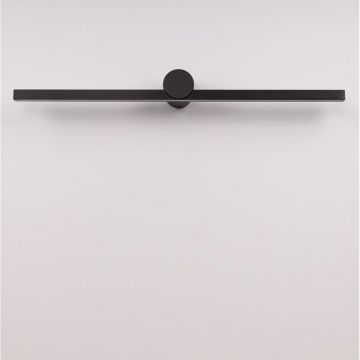 Aplica de perete LED pentru oglinda baie IP54 BREGGO negru, 81cm