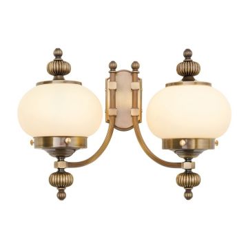 Aplica de perete stil clasic Nostalgie 2L alama antique/champagne