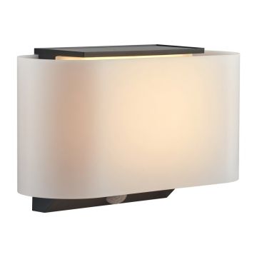 Aplica LED solara de exterior cu senzor de miscare IP44 Piola