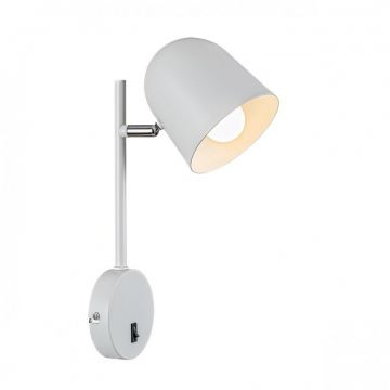 Aplica tip Lampa de perete stil industrial Egon alba