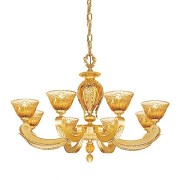 Candelabru 8 brate LUX realizat manual Eden