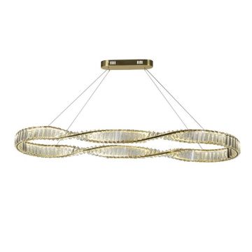 Candelabru LED cristal design lux oval Tier