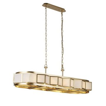 Candelabru oval elegant design Art-Deco Belle L-110cm