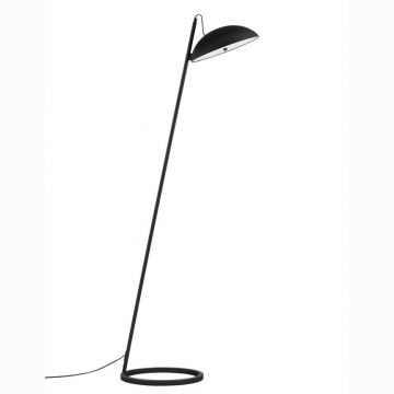 Lampadar, lampa de podea LED Flute negru