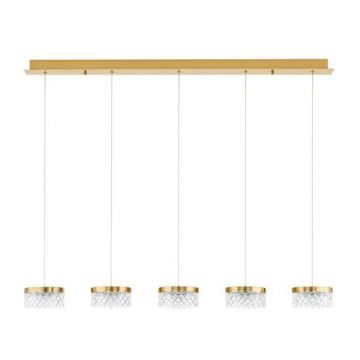 Lustra cu 5 pendule LED design modern Bion