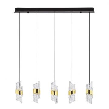 Lustra cu 5 pendule LED design modern Seneca