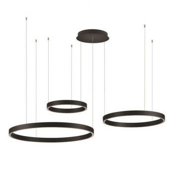 Lustra LED circulara cu 3 inele 80/60/40cm ELOWEN