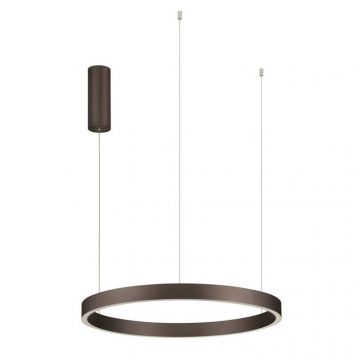 Lustra LED circulara ELOWEN 60cm, maro