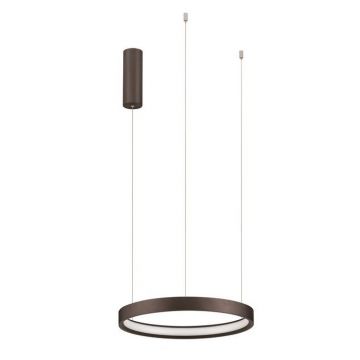 Lustra LED circulara PERRINE 40cm, maro