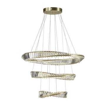 Lustra LED cristal design lux circular Tier 3