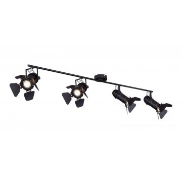 Lustra stil industrial cu 4 spoturi EGON negru