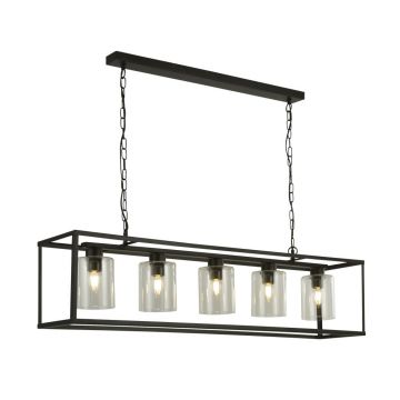 Lustra suspendata metal stil industrial decorativ Belle 5L