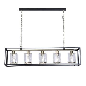 Lustra suspendata metal stil industrial decorativ Belle 5L