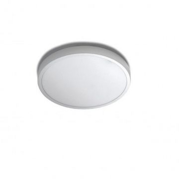 Mini Plafoniera LED design slim MALTA R 23 4000K alba