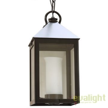 Pendul iluminat exterior din fier forjat, HL 2491-A