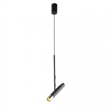 Pendul LED design minimalist Belle negru/auriu