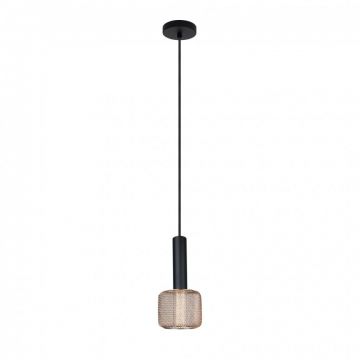 Pendul LED design modern MESH I negru P0438 MX
