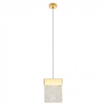 Pendul LED dimabil design modern VETRO auriu P0428D MX