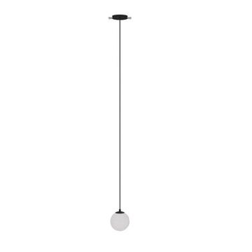 Pendul LED incastrabil design tehnic Luna negru, 3000K