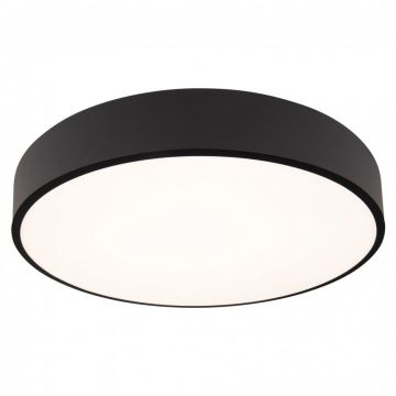 Plafoniera LED dimabil design modern IP54 ROUNDY negru C0214 MX