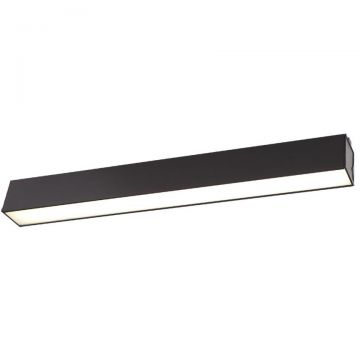 Plafoniera LED dimabila design modern LINEAR, 4000K negru C0190D MX
