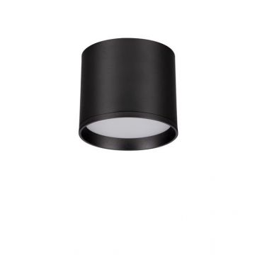 Spot aplicat, Plafoniera LED Ziaza negru, 10cm