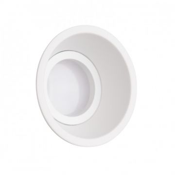 Spot incastrabil tavan/perete, design modern DEEP alb H0069 MX