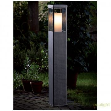 Stalp iluminat exterior din fier forjat, inaltime 110cm, AL 6832