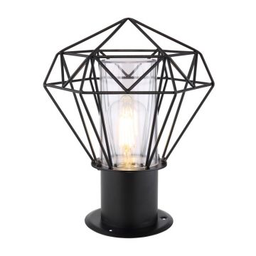 Stalp mic pentru iluminat exterior design modern, IP44 HORACE 31358 GL