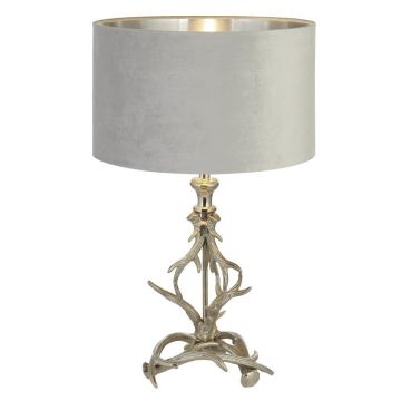 Veioza/Lampa de masa design lux elegant Belle argintiu/gri