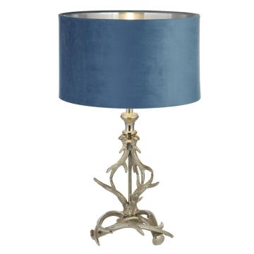 Veioza/Lampa de masa design lux elegant Belle argintiu/teal
