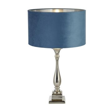 Veioza/Lampa de masa design lux elegant Belle crom/teal