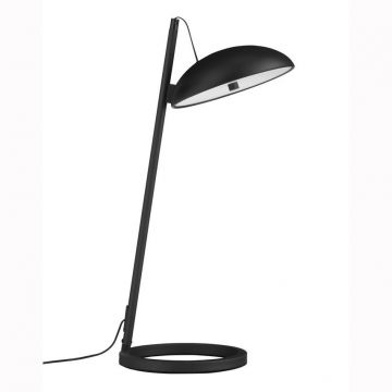 Veioza, lampa de masa LED Flute negru