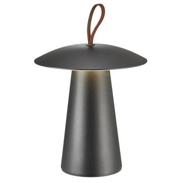 Veioza LED portabila de exterior design nordic IP54 Ara To-Go negru