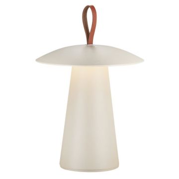 Veioza LED portabila de exterior design nordic IP54 Ara To-Go sanded