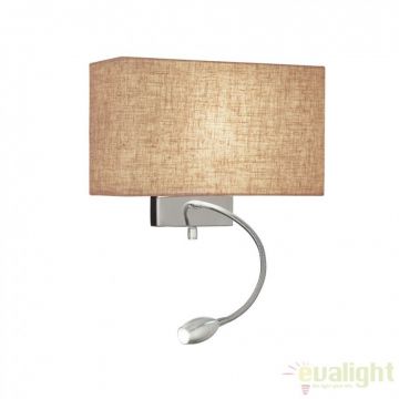 Aplica cu reader LED design modern HOTEL AP2 CANVAS 103204