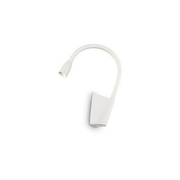 Aplica de perete cu brat flexibil LED GOOSE AP1 BIANCO 142708
