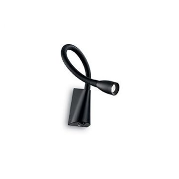 Aplica de perete cu brat flexibil LED GOOSE AP1 NERO 142692