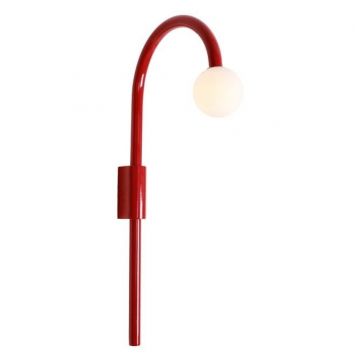 Aplica de perete LED design minimalist ENIGMA, Coral red