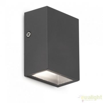Aplica LED de perete exterior IP44 CANON-2 gri inchis 70566N