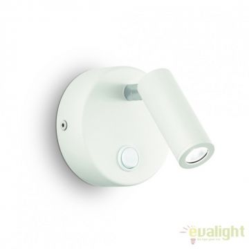 Aplica moderna, directionabila LED PAGE AP ROUND BIANCO 142586