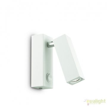 Aplica moderna, directionabila, LED PAGE AP SQUARE BIANCO 142258